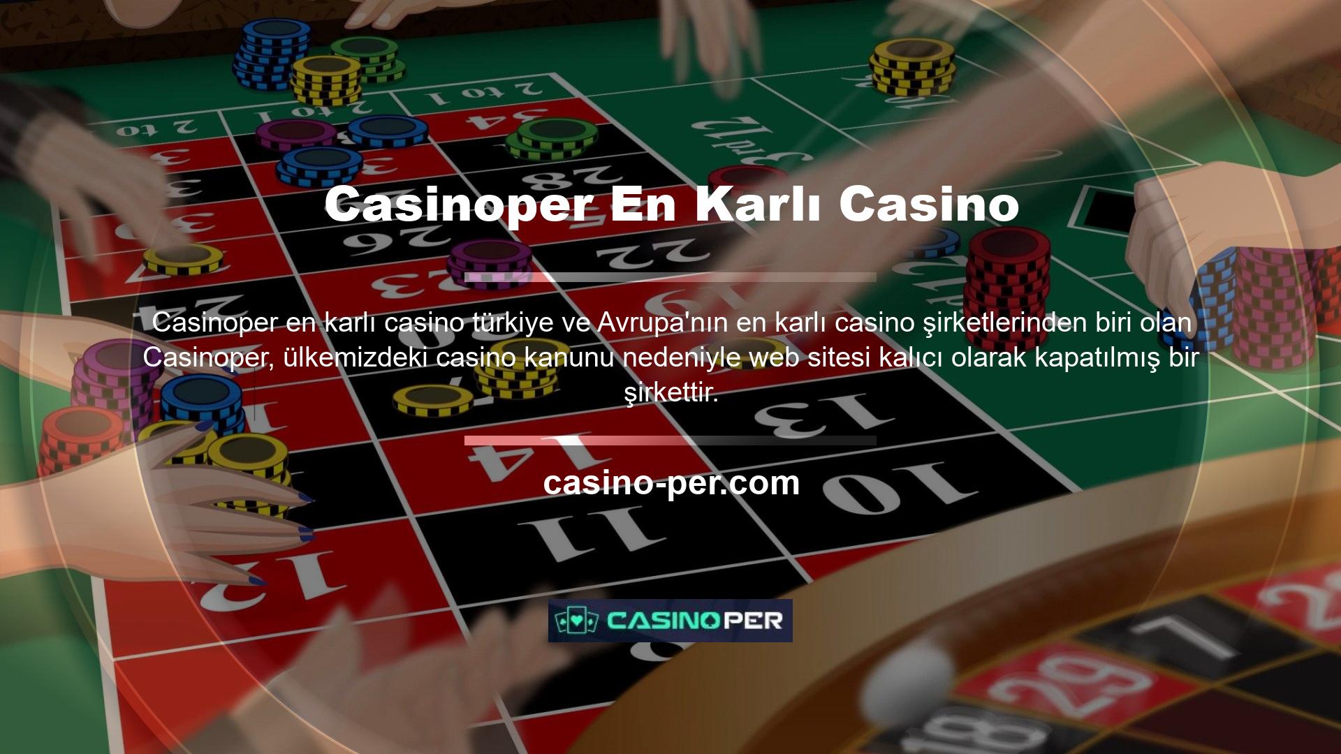 Güvenilir bahis imkanı sunan ve Avrupa standartlarına uygun olan Casinoper giriş adresleri sürekli güncellenmektedir