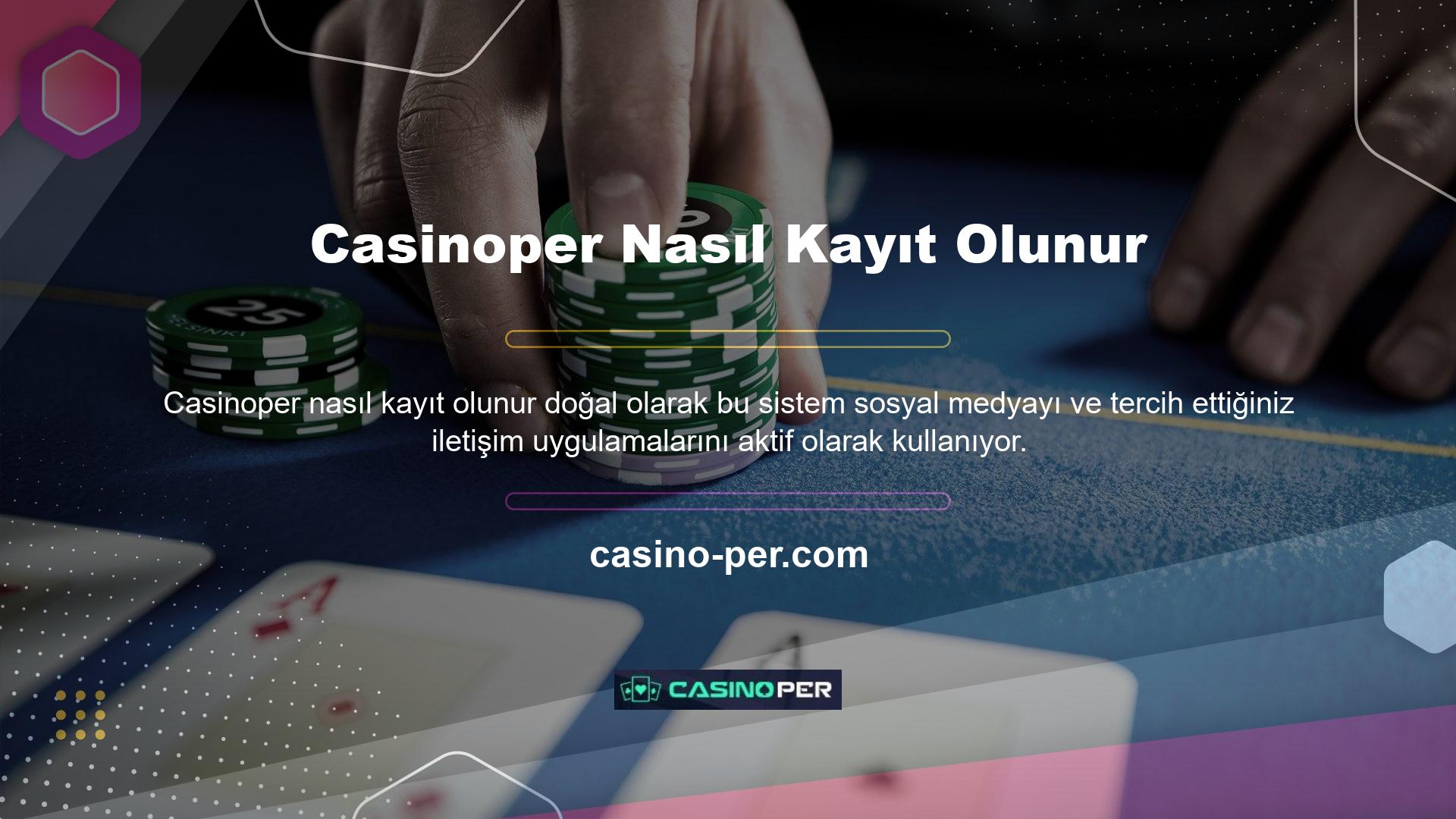 Örneğin Casinoper Facebook profiline göz atarsanız, platformdaki aktif etkileşimlerini fark edeceksiniz