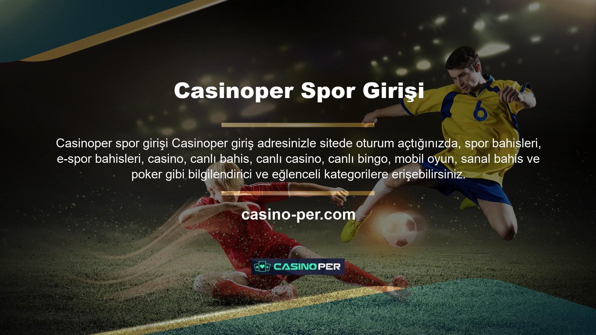 Casinoper hakkında daha fazla bilgi edinmek için makalenin daha fazlasını okuyun